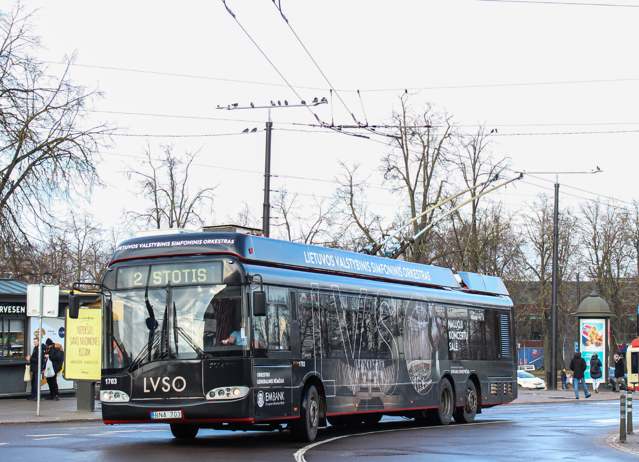 Vilnius, Solaris Trollino II 15 AC N°. 1703