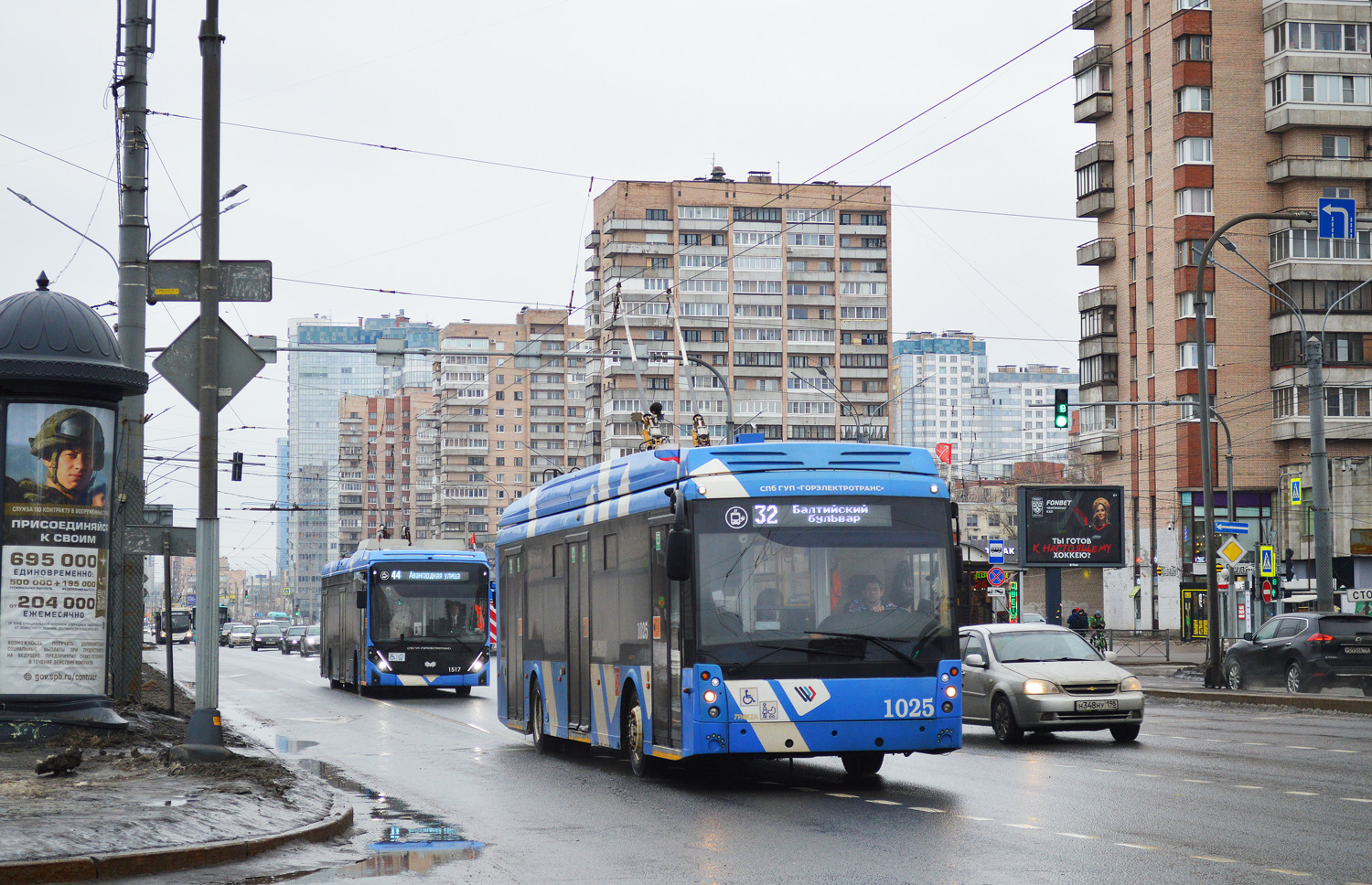 Санкт-Петербург, Тролза-5265.08 «Мегаполис» № 1025