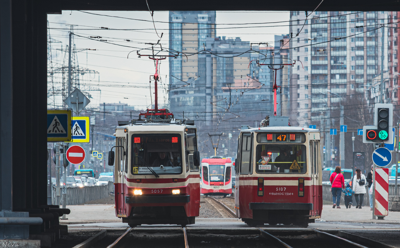 Санкт-Петербург, ЛВС-86К № 5057; Санкт-Петербург, ЛВС-86К № 5107