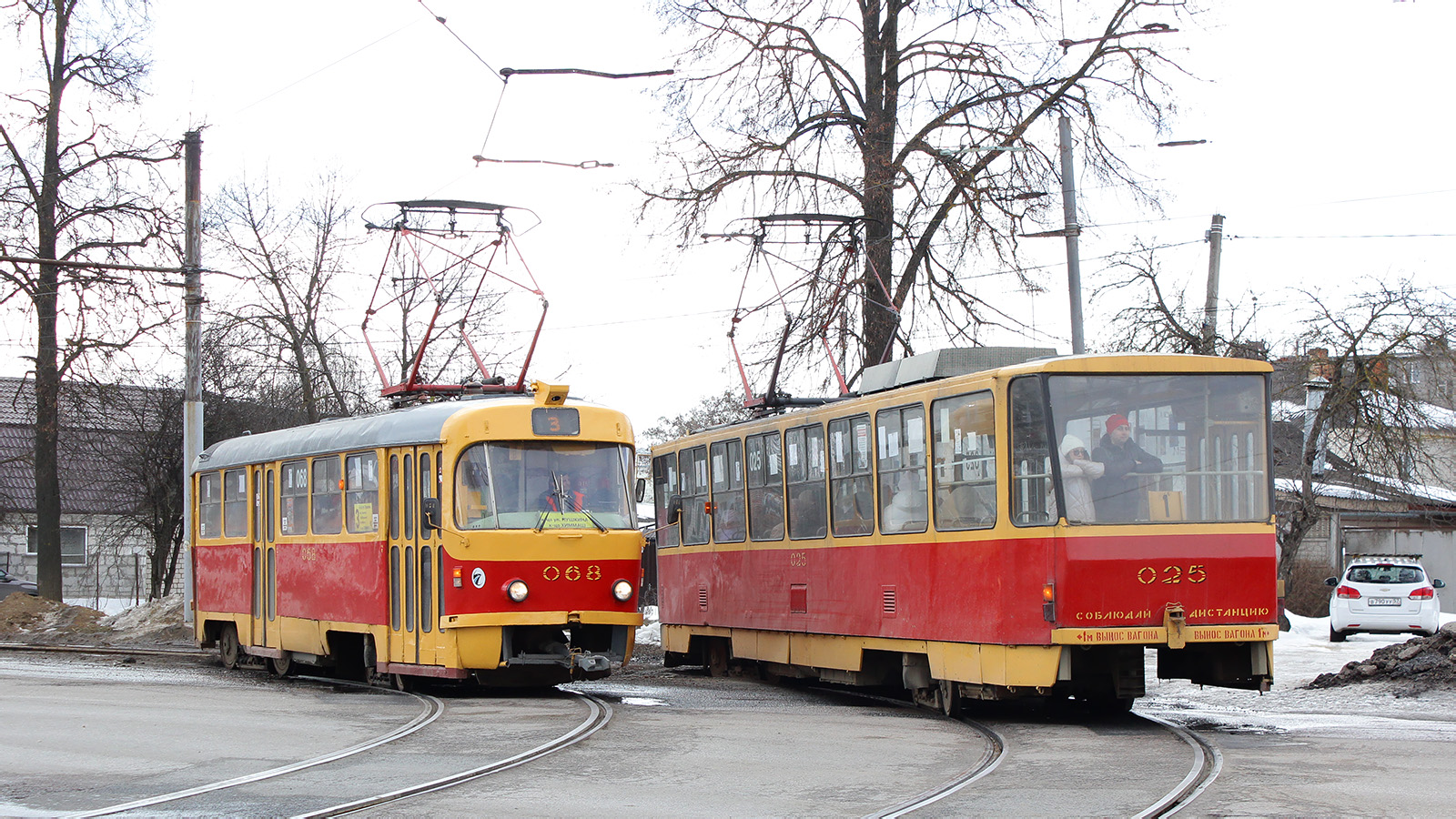 Орёл, Tatra T3SU № 068; Орёл, Tatra T6B5SU № 025