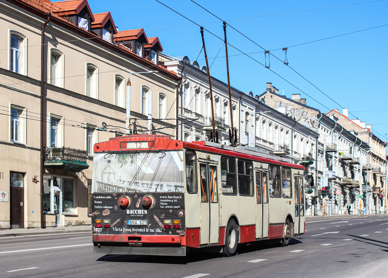 Вильнюс, Škoda 14Tr13/6 № 1627