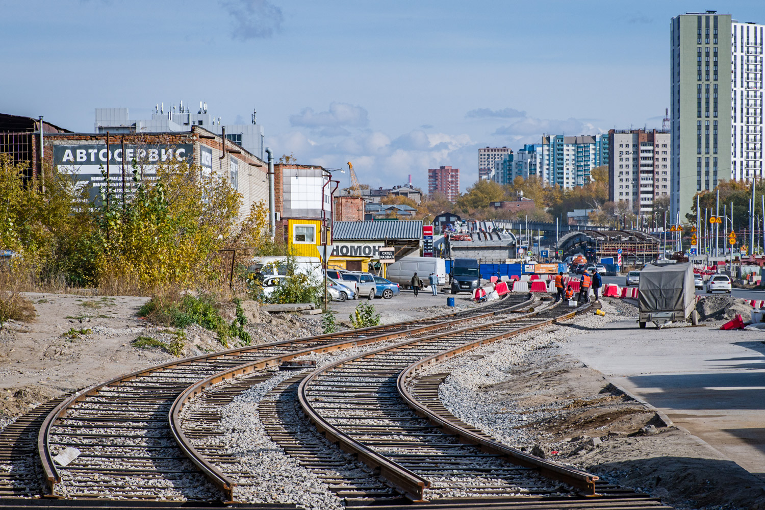 Novosibirsk — Repairs; Novosibirsk — Tram road