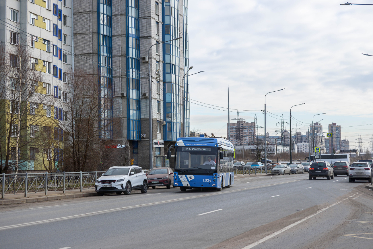 Санкт-Петербург, Тролза-5265.08 «Мегаполис» № 1024