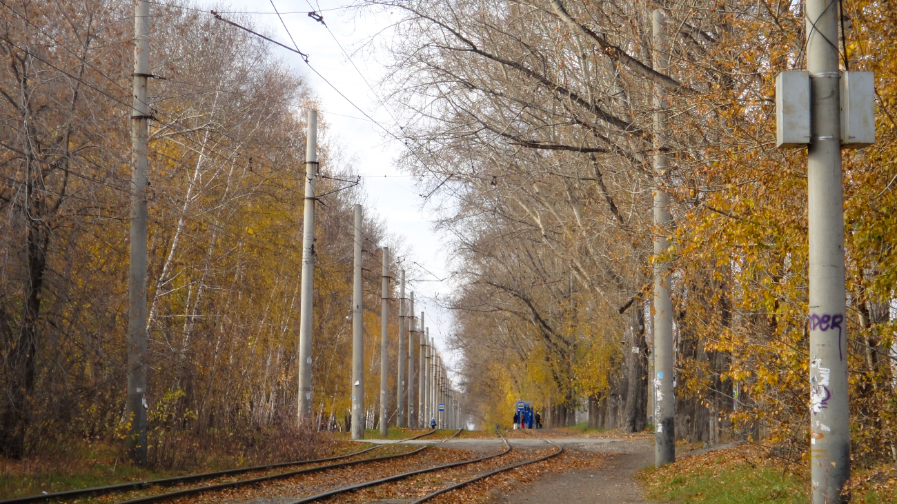 Новосибирск — Трамвайные линии и конечные