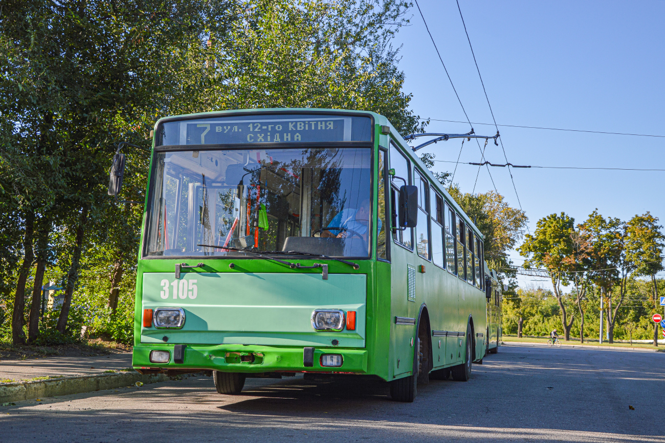 Харьков, Škoda 14Tr17/6M № 3105
