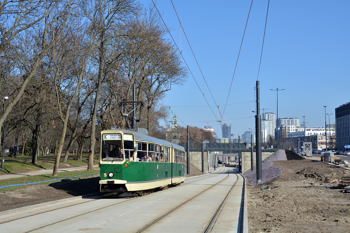 Warsaw, Konstal 102N № 5 Warsaw, Konstal 102N № 5