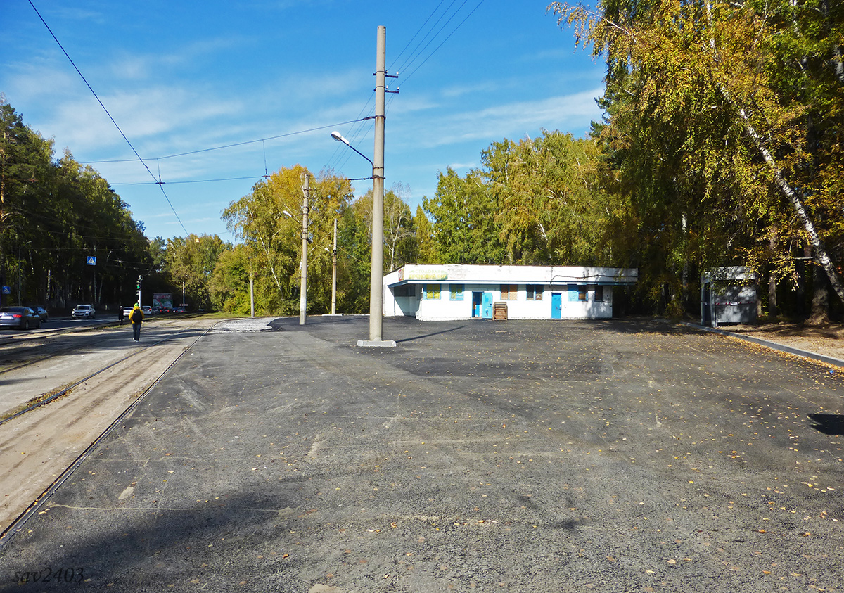 Новосибирск — Трамвайные линии и конечные