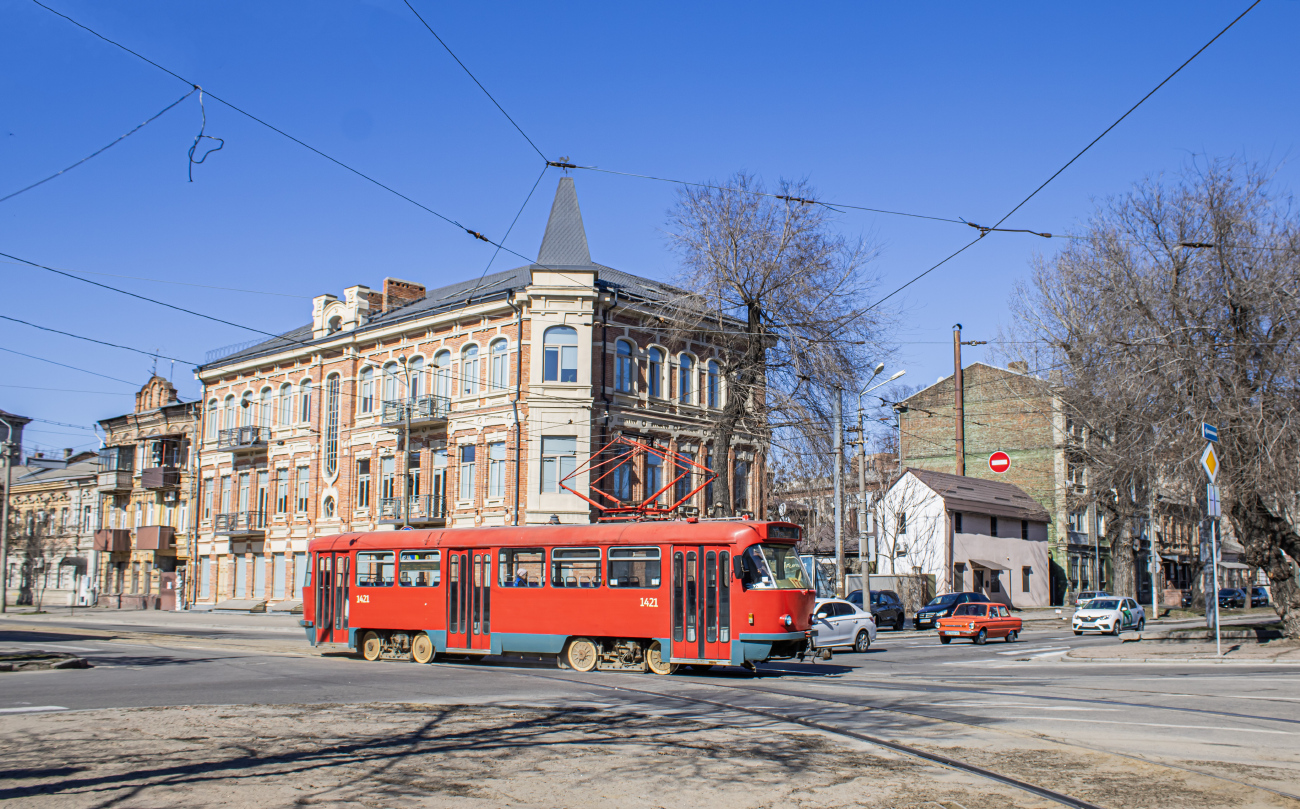 Днепр, Tatra T4DM № 1421