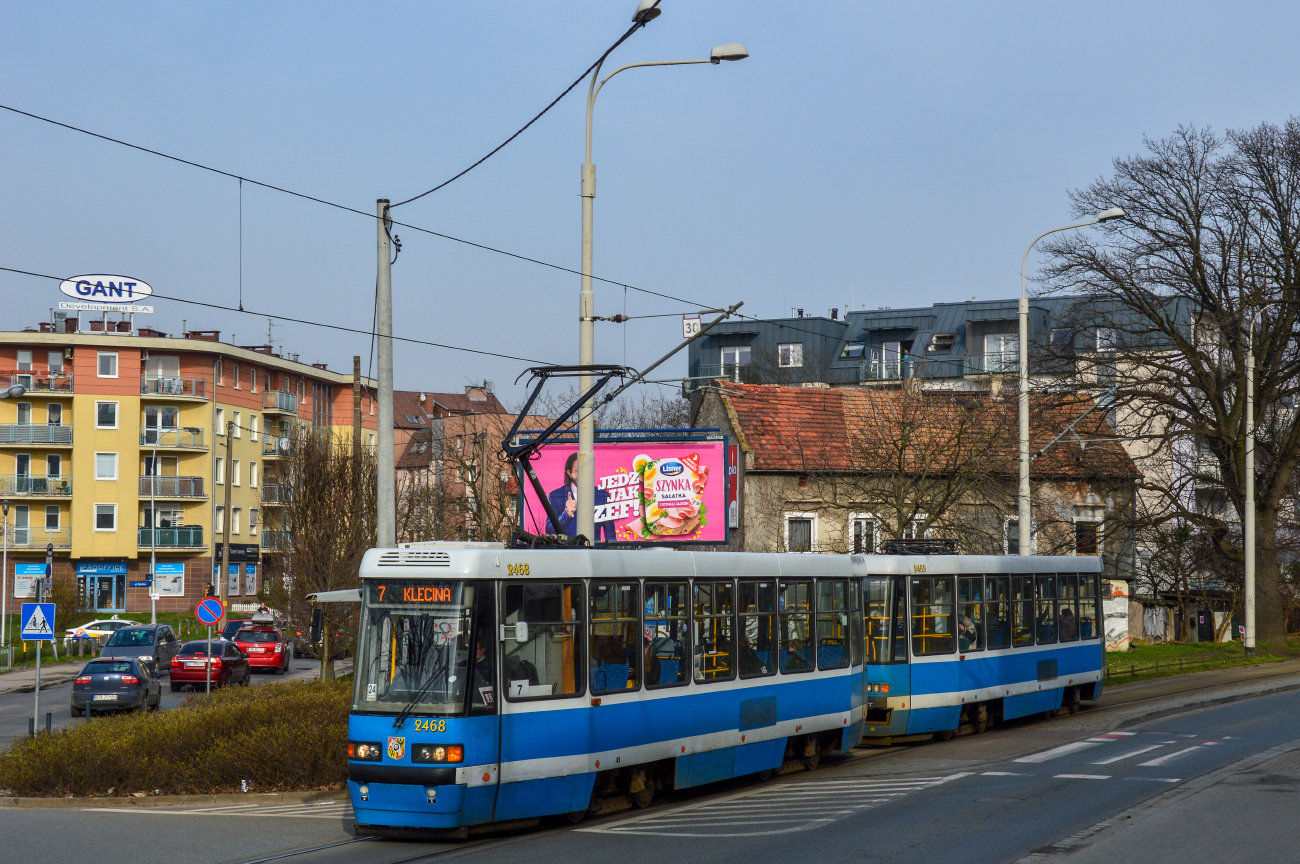 Вроцлав, Konstal 105NWr № 2468