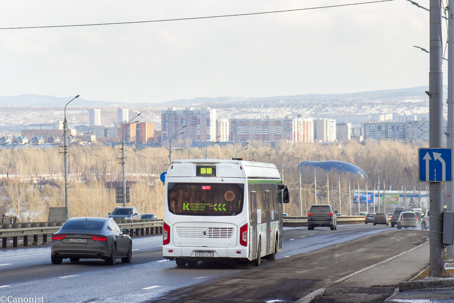 Красноярск, ЛиАЗ-6274 № Т 533 ТО 124