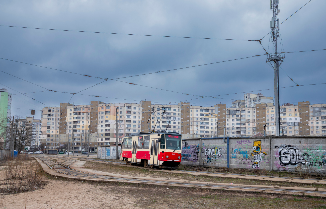Киев, Tatra T6A5 № 315