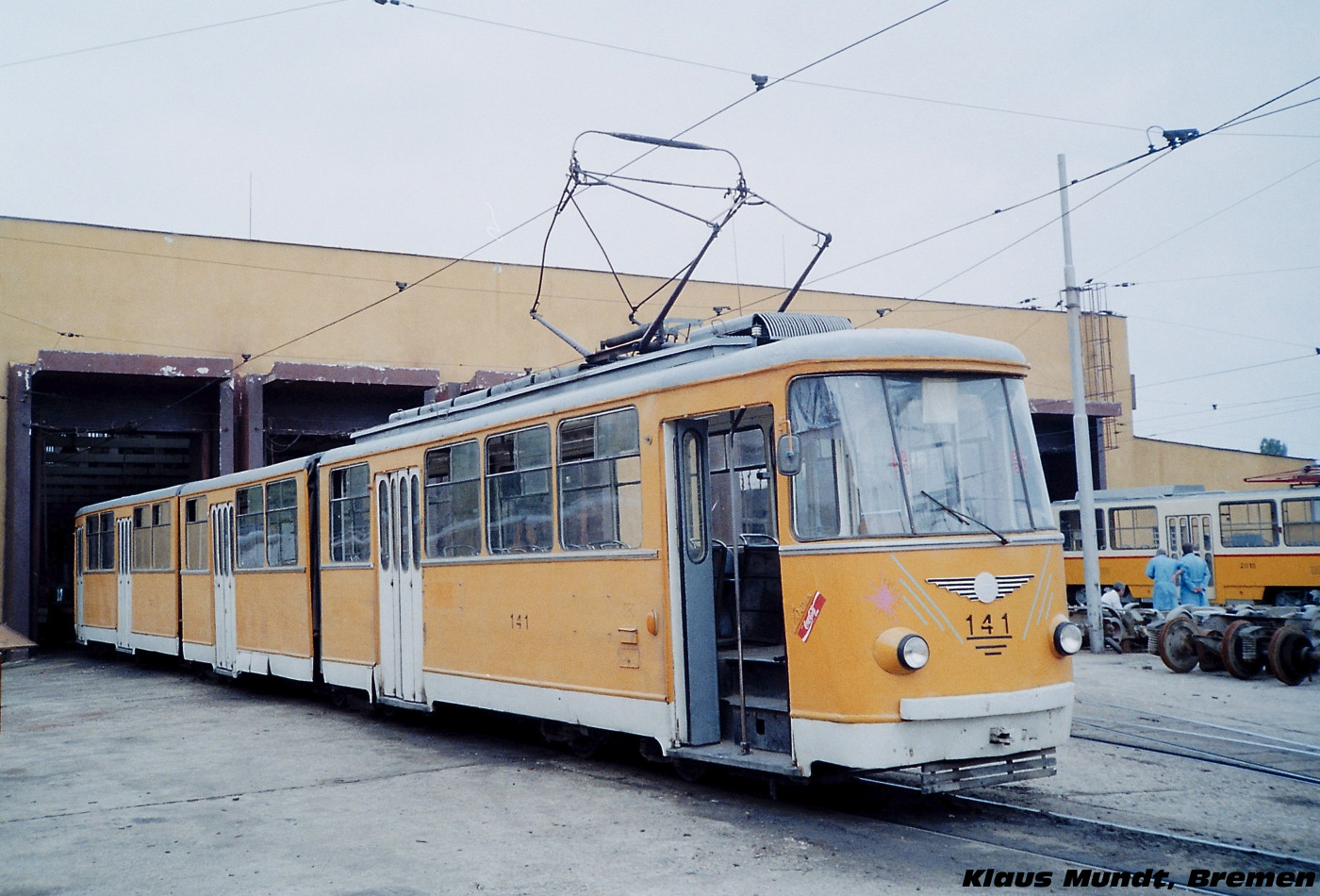София, Т8M-730 (София 70) № 141; София — Исторически снимки — Трамвайни мотриси (1990–2010); София — Трамвайное депо: [2] Красна поляна
