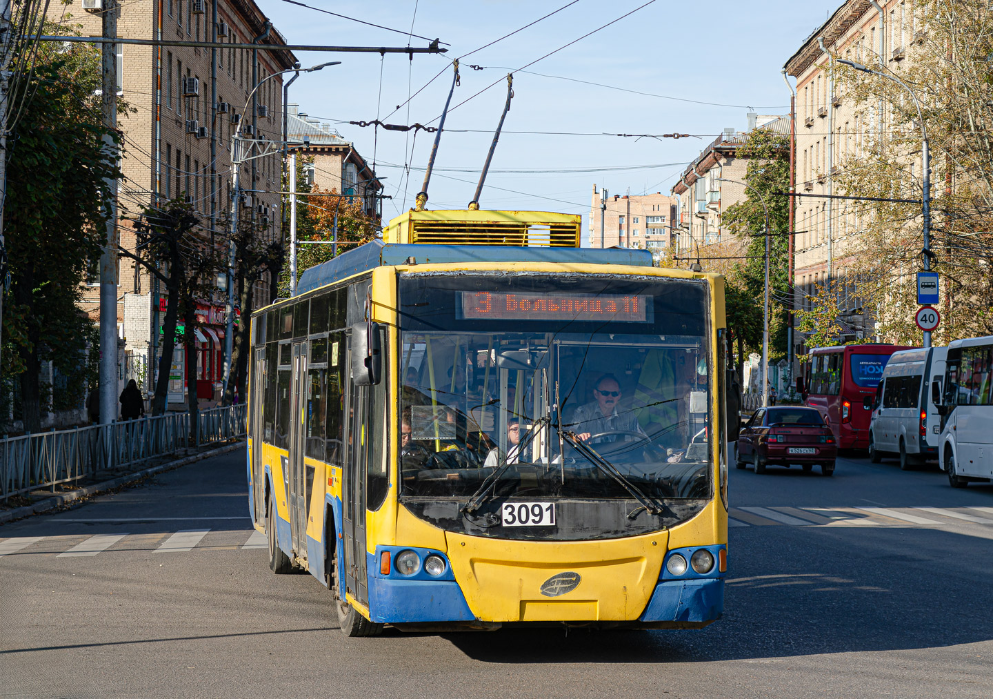 Рязань, ВМЗ-5298.01 «Авангард» № 3091