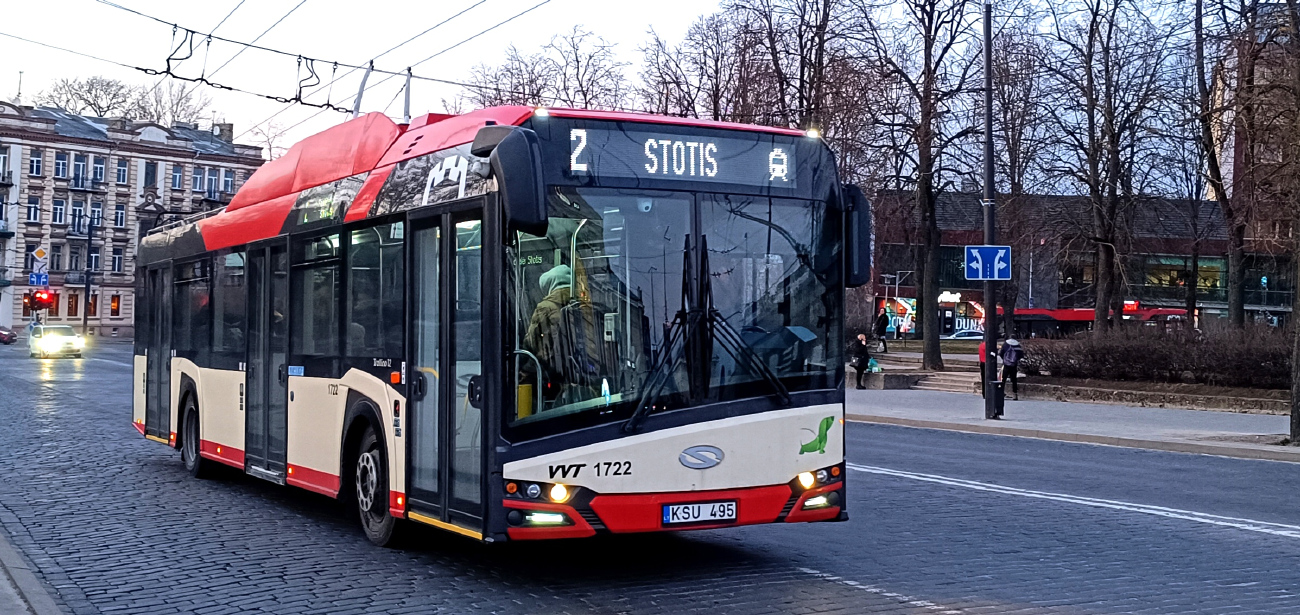 Vilnius, Solaris Trollino IV 12 Škoda — 1722