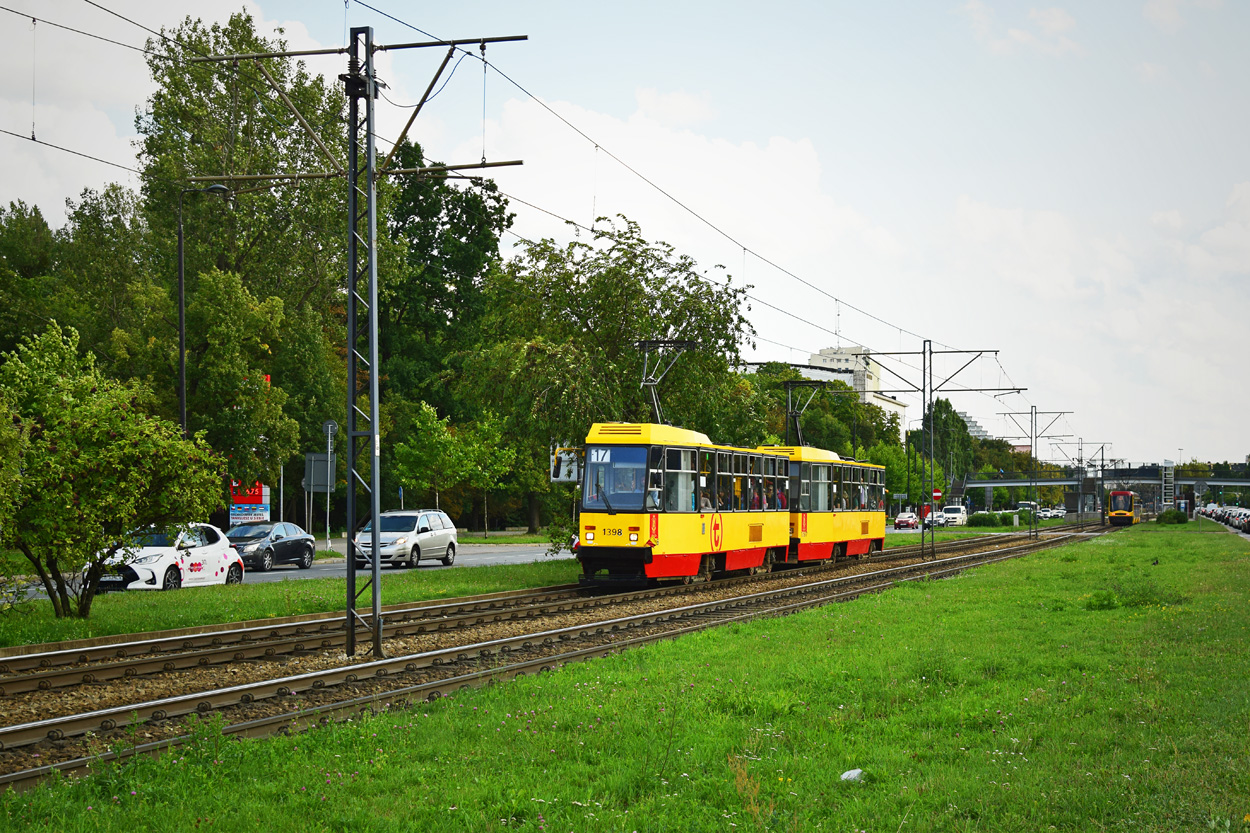 Варшава, Konstal 105Ne № 1398