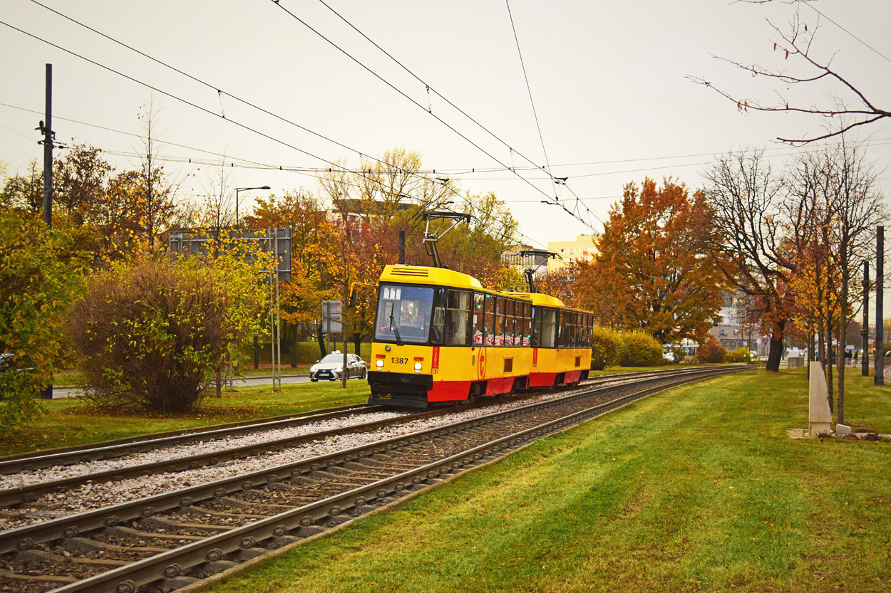 Варшава, Konstal 105Nb/e № 1387
