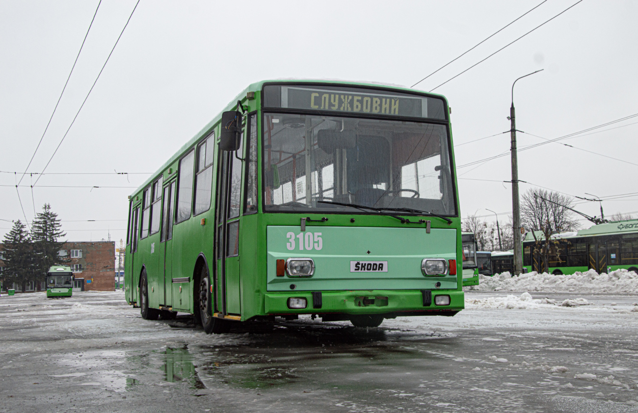 Харьков, Škoda 14Tr17/6M № 3105