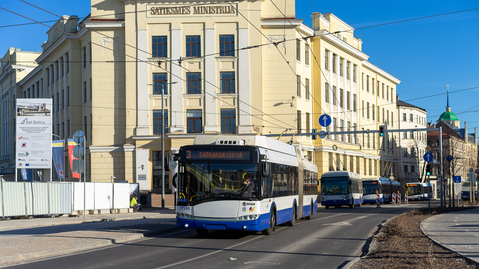 Рига, Škoda 27Tr Solaris III № 17595