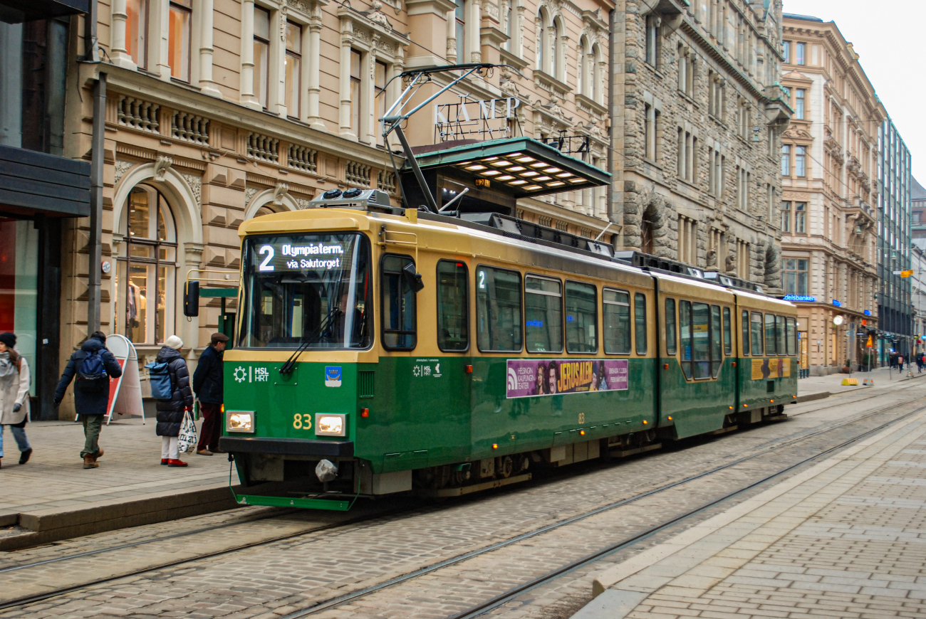 Хельсинки — Эспоо, Valmet MLNRV2 № 83