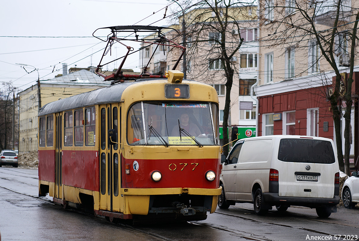 Орёл, Tatra T3SU № 077