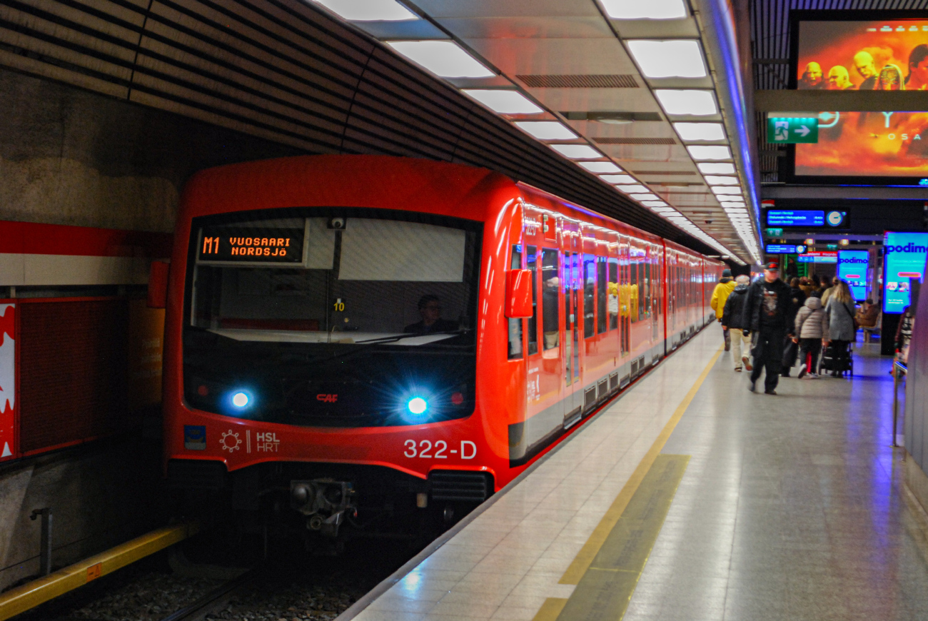 Хельсинки — Эспоо, CAF M300 № 322