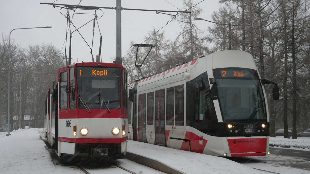 Таллин, Tatra KT4D № 166