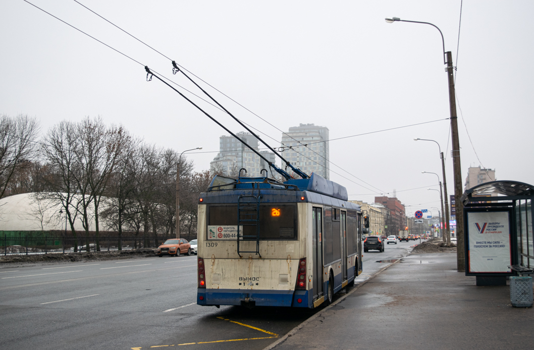 Санкт-Петербург, Тролза-5265.00 «Мегаполис» № 1309