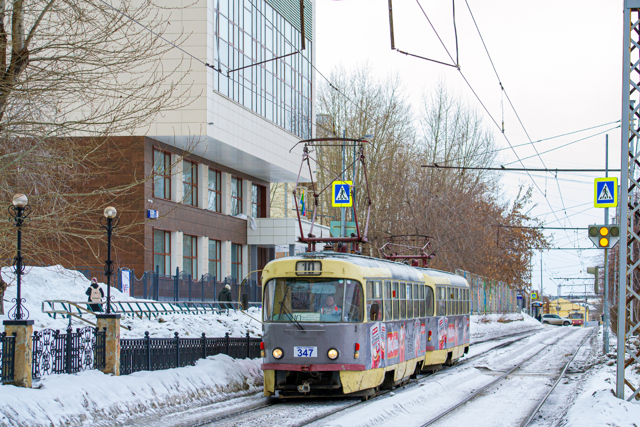 Екатеринбург, Tatra T3SU № 347