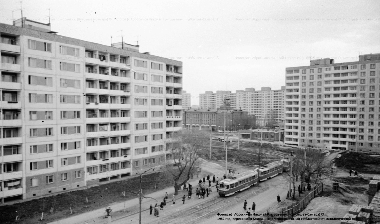 Самара — Исторические фотографии — Трамвай и Троллейбус (1942-1991); Самара — Трамвайные линии