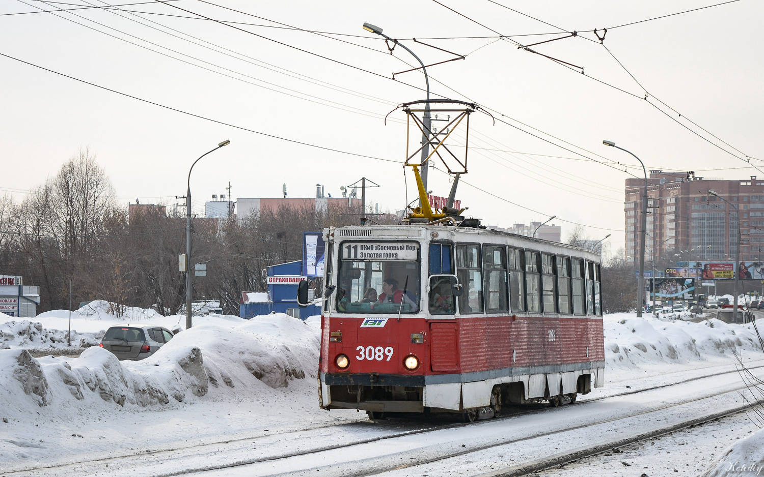 Новасібірск, 71-605 (КТМ-5М3) № 3089 Новасібірск, 71-605 (КТМ-5М3) № 3089