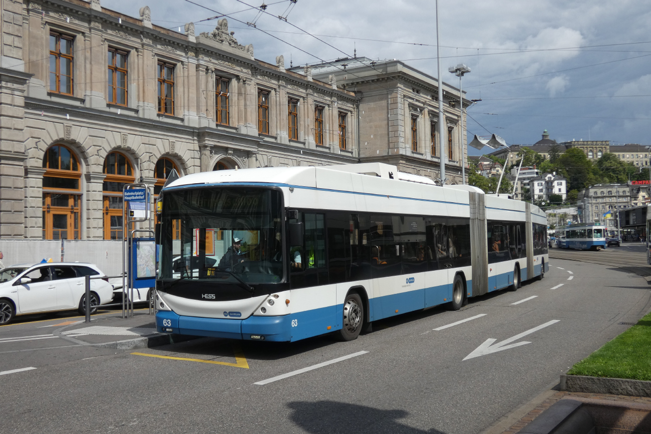Цюрих, Hess lighTram (BGGT-N2C) № 63