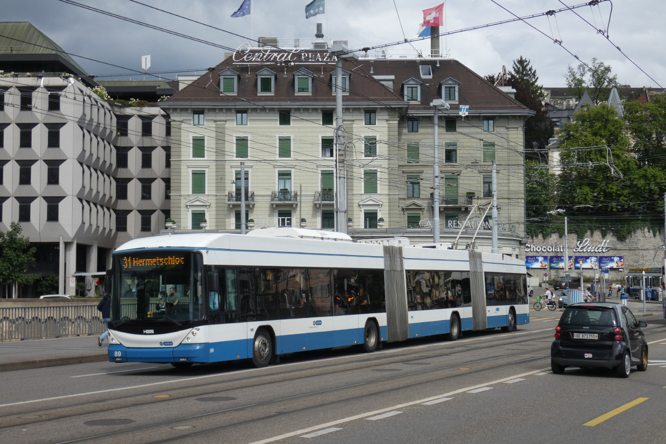 Цюрих, Hess lighTram (BGGT-N2C) № 89