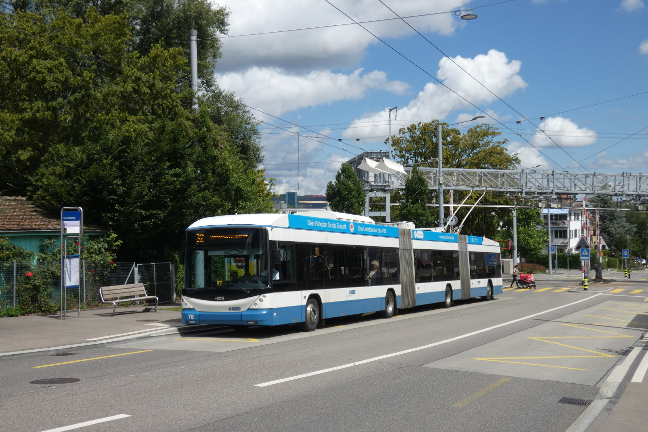 Цюрих, Hess lighTram (BGGT-N2C) № 78