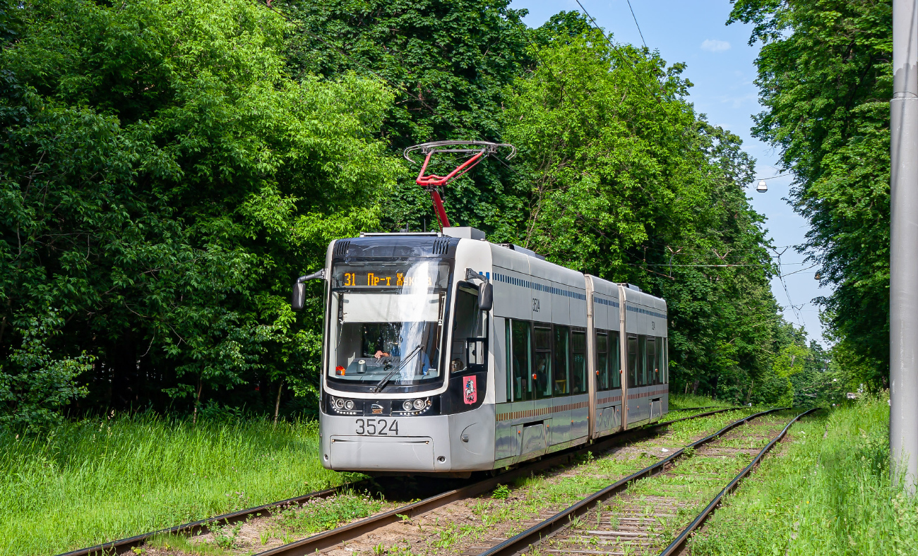 Москва, 71-414 (Pesa Fokstrot) № 3524