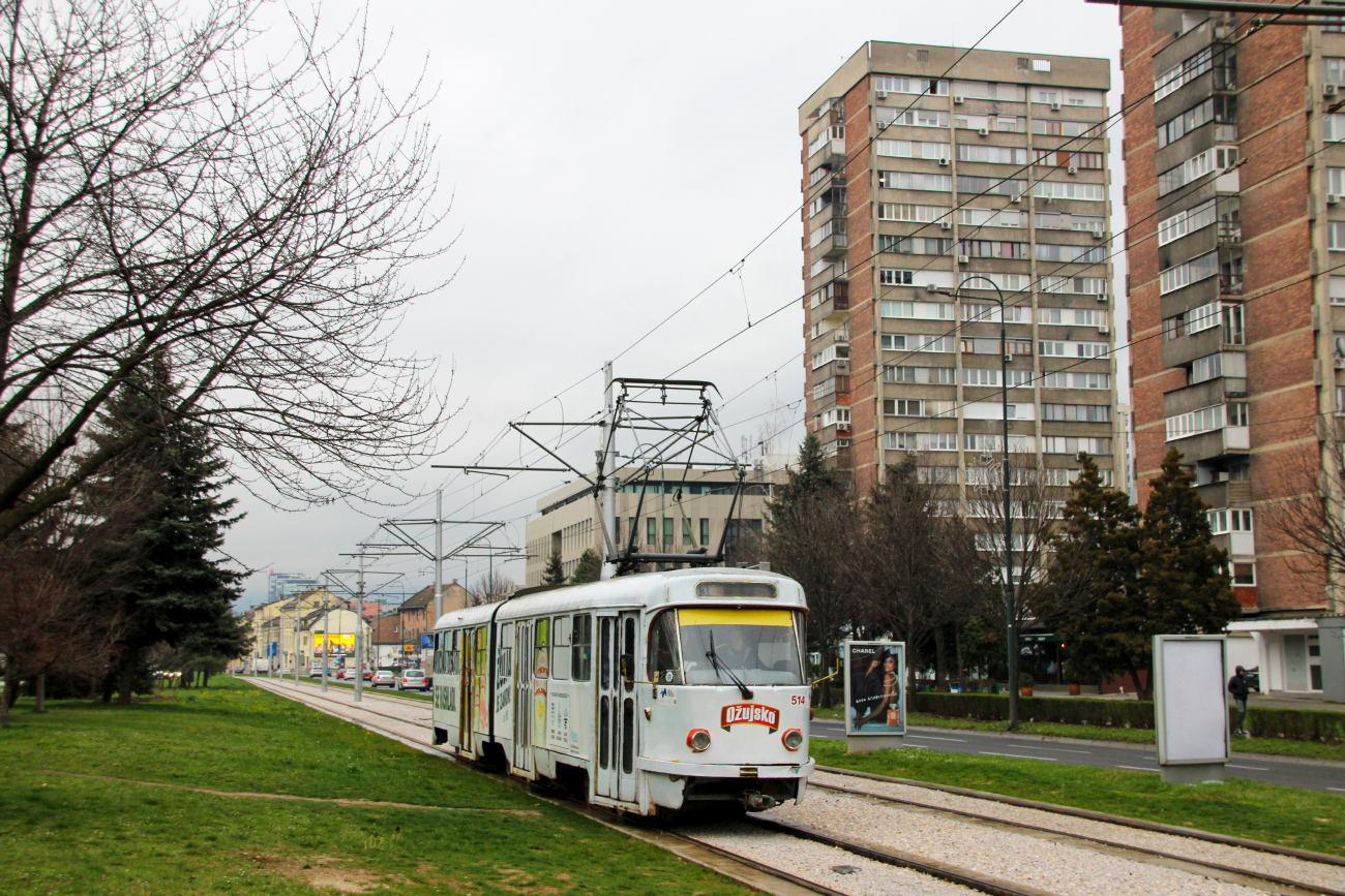 Сараево, Tatra K2YU № 514