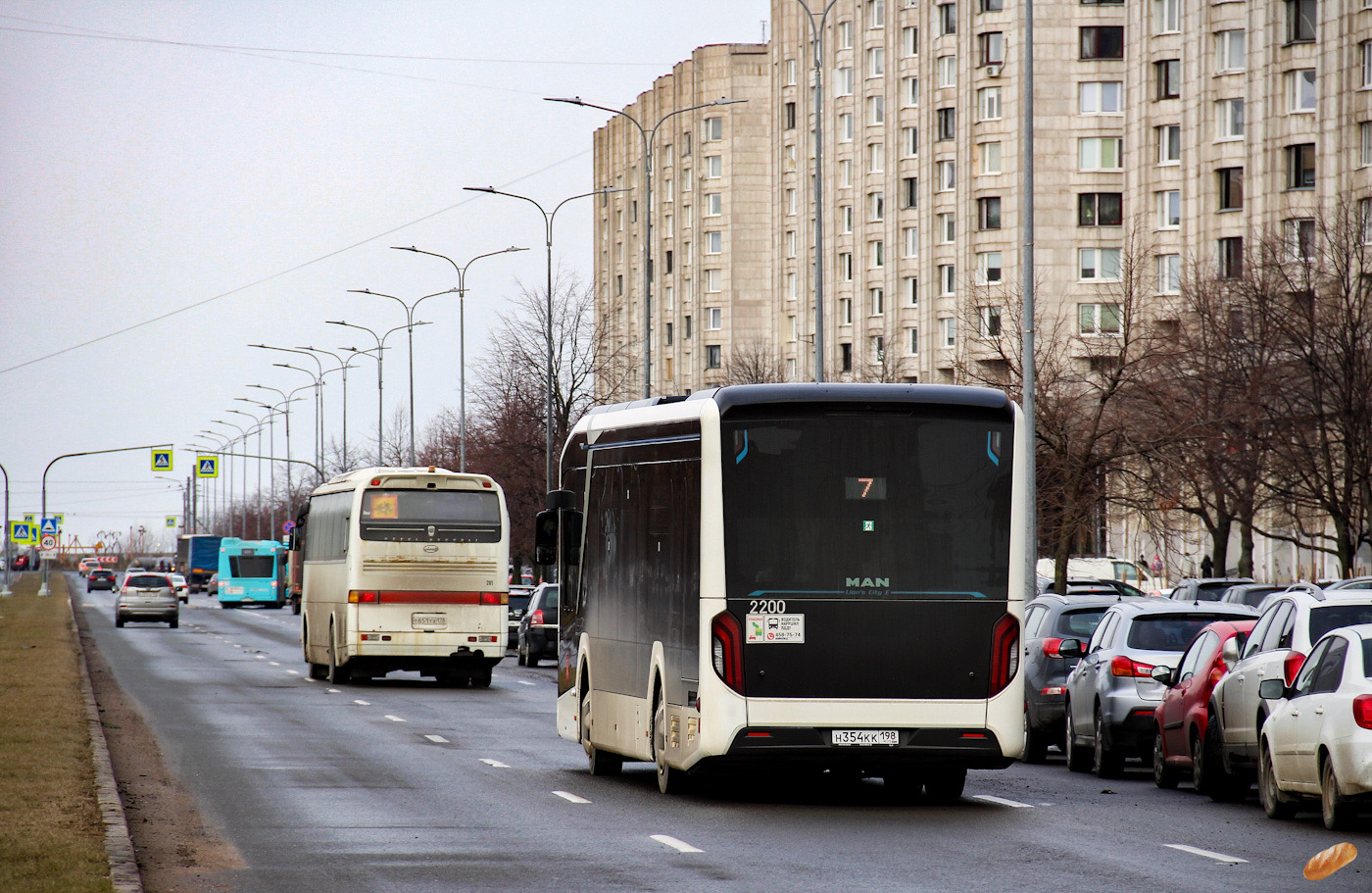 Sankt Petersburg, MAN 12C Lion's City 12 E NL367 Nr. 2200