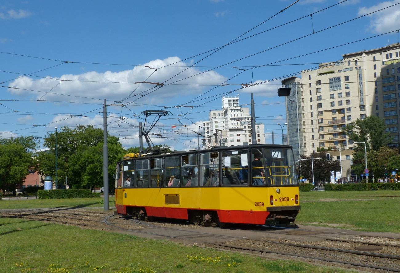 Варшава, Konstal 105N2k № 2058