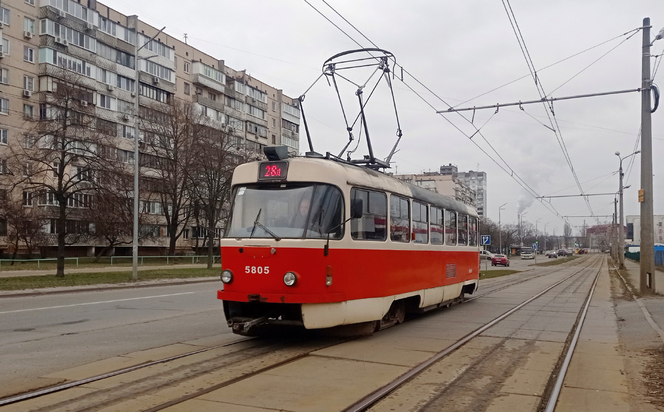 Киев, Tatra T3SUCS № 5805