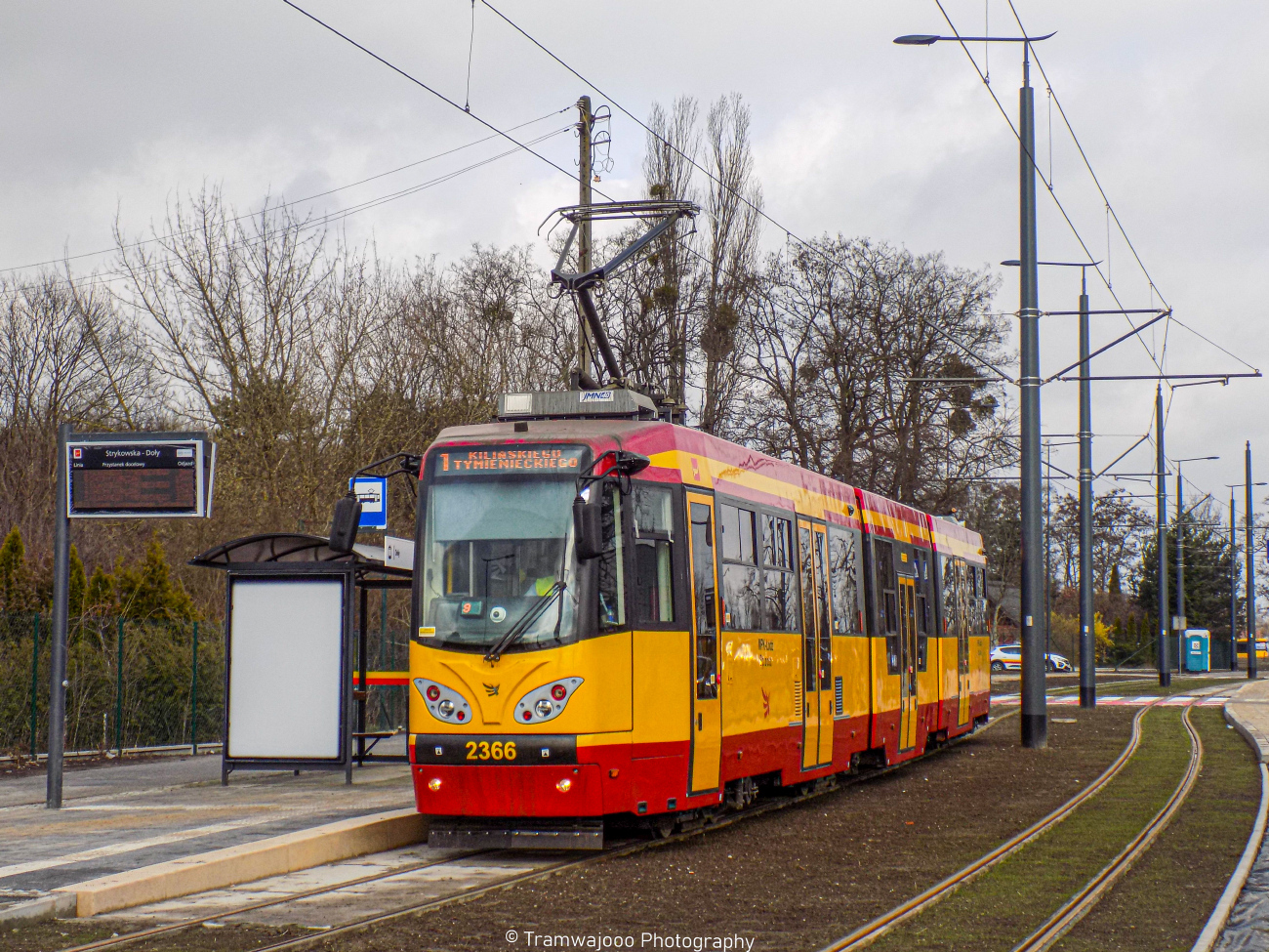 Łódź, Duewag M8CN № 2366 Łódź, Duewag M8CN № 2366