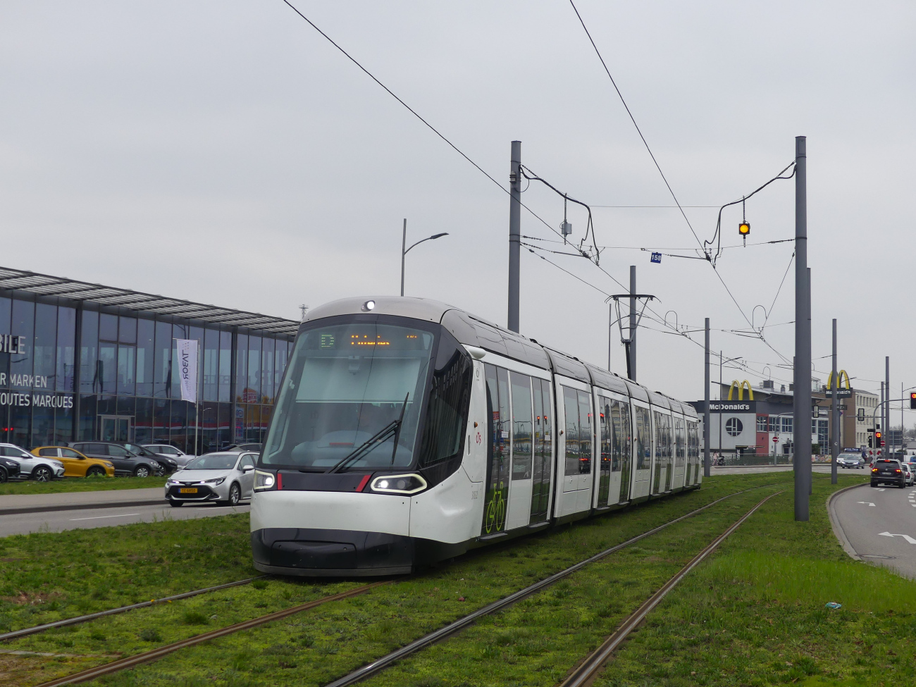 Strasbourg, Alstom Citadis 403NG N°. 3032