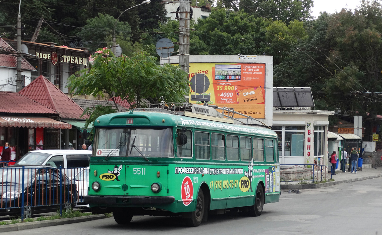 Крымский троллейбус, Škoda 9Tr19 № 5511