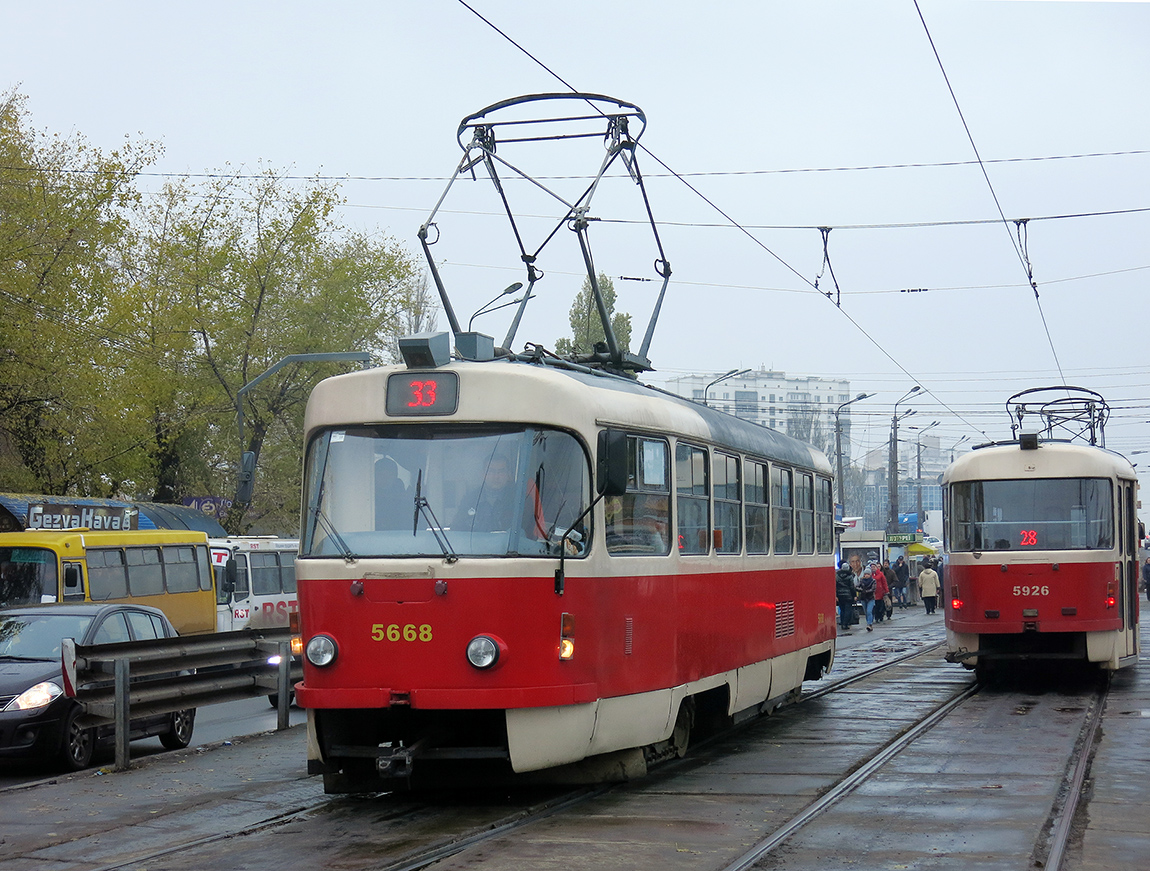 Киев, Tatra T3SUCS № 5668