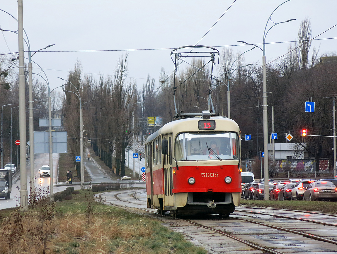 Киев, Tatra T3SU № 5605 Киев, Tatra T3SU № 5605