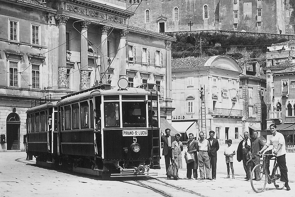 Пиран, Двухосный моторный Graz № 5; Пиран — Старые фотографии