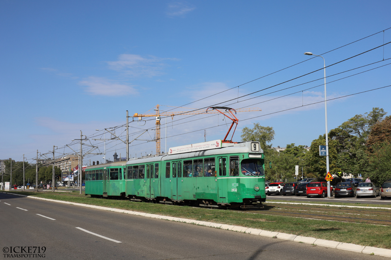 Белград, Duewag GT6 № 80632 (2632)