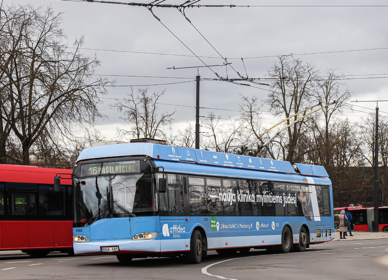 維爾紐斯, Solaris Trollino II 15 AC # 2685 維爾紐斯, Solaris Trollino II 15 AC # 2685