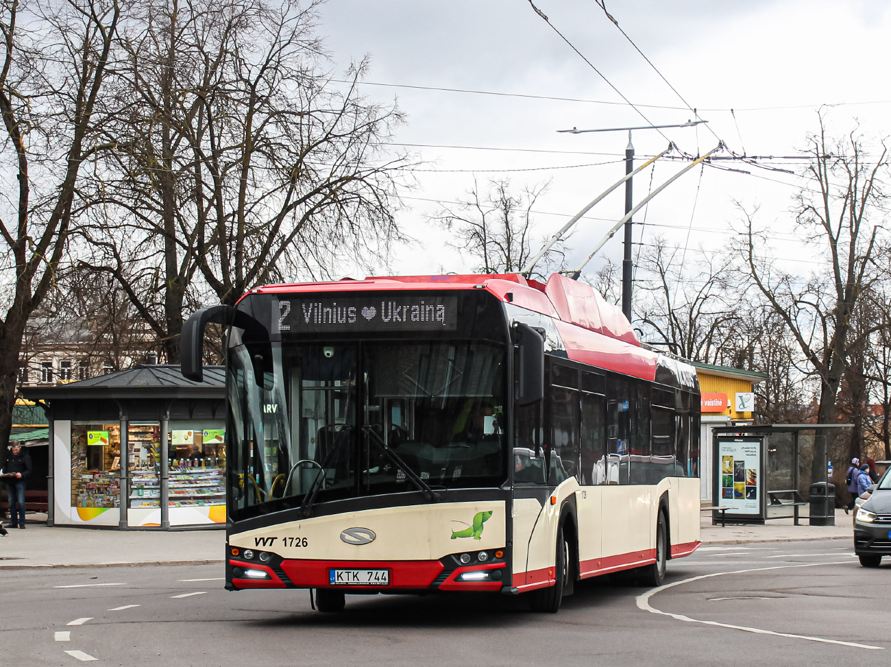 Вильнюс, Solaris Trollino IV 12 Škoda № 1726