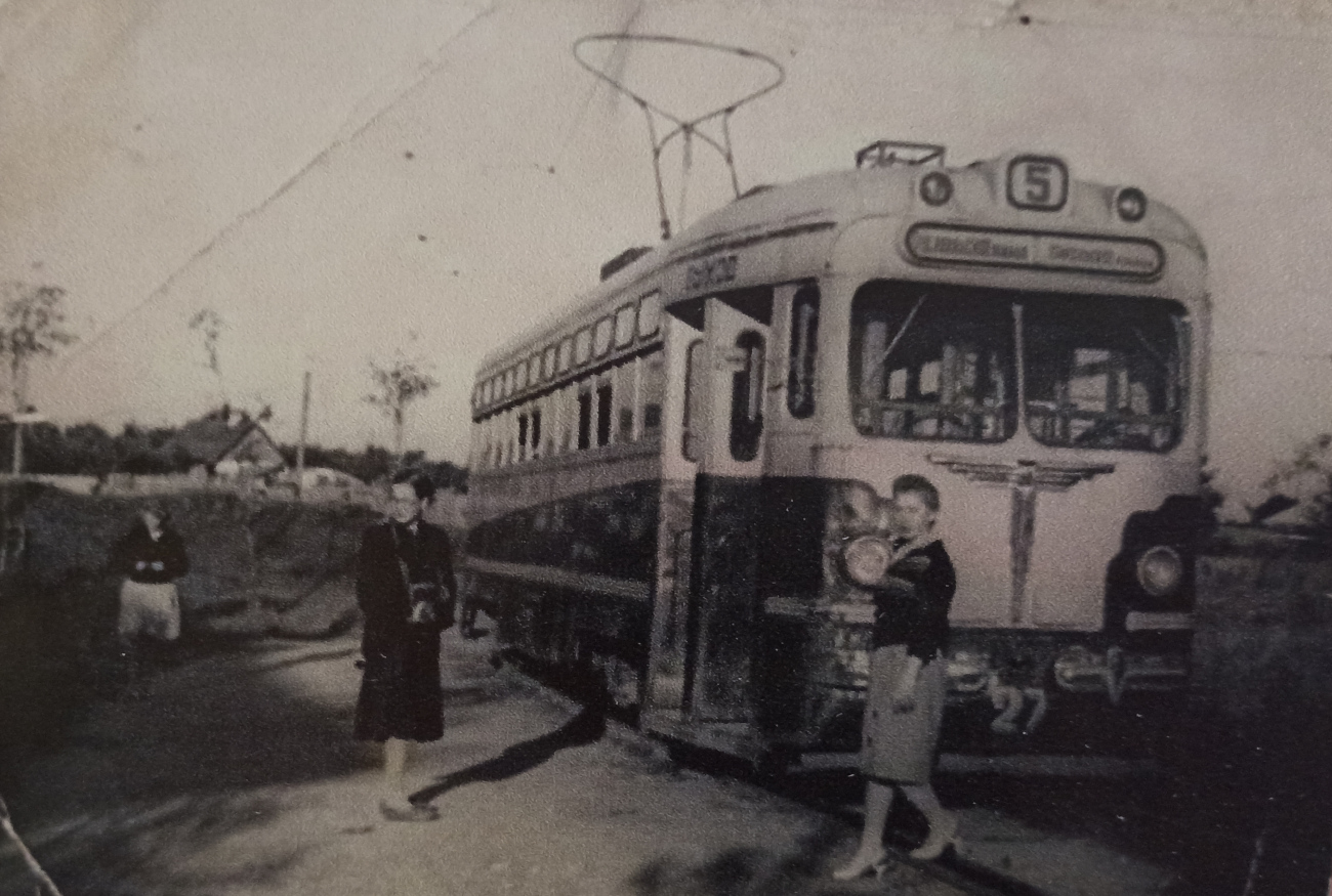 Смоленск, МТВ-82 № 27; Смоленск — Исторические фотографии  (1945 — 1991 гг.); Работники электротранспорта