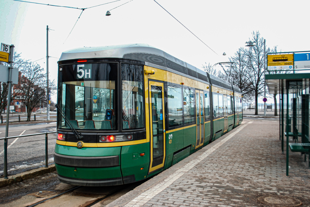 Хельсинки — Эспоо, Škoda ForCity Smart Artic MLNRV3 № 431