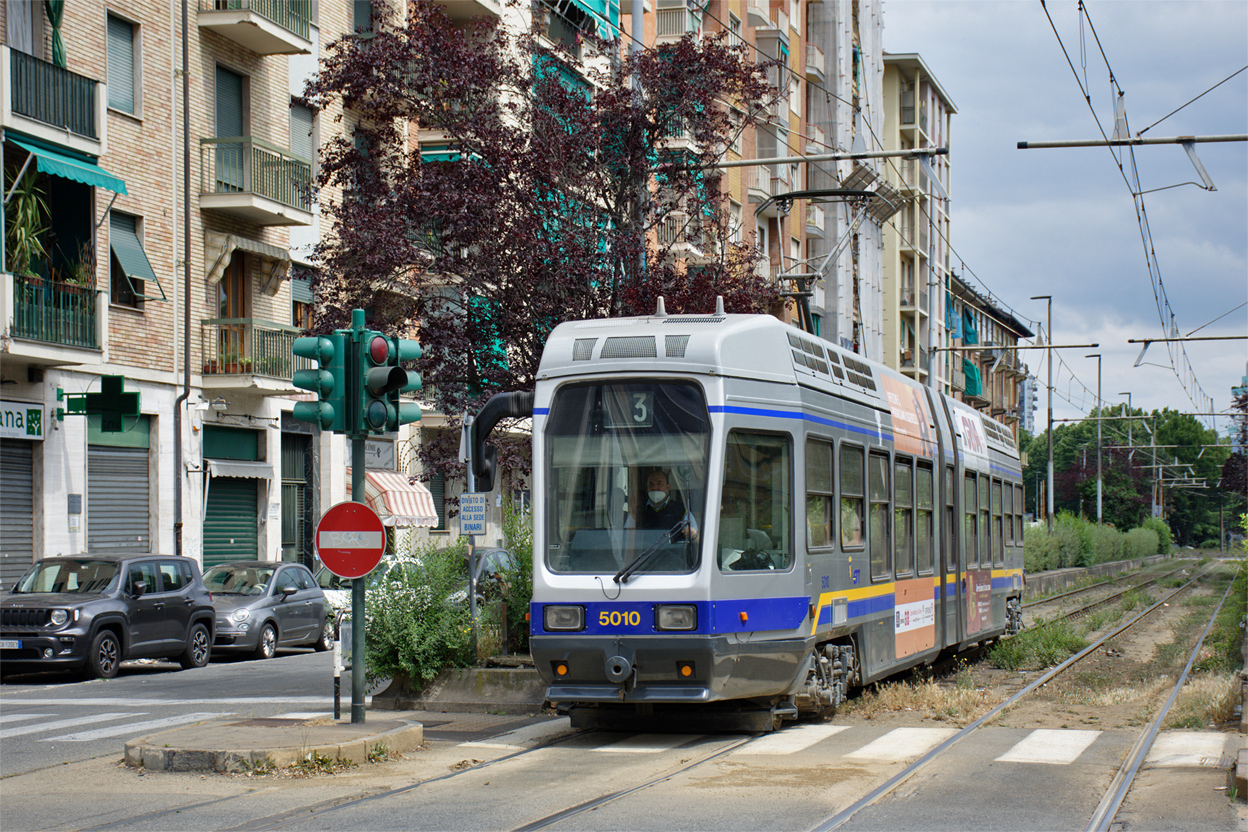 Турин, GTT series 5000 № 5010 Турин, GTT series 5000 № 5010